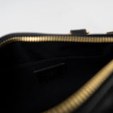 Louis Vuitton Handbag Black Louis Vuitton Black Monogram Calfskin Leather Papillon BB Bag - Redeluxe