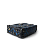 Louis Vuitton Handbag Blue Louis Vuitton Monogram Petite Malle Blue Black - Redeluxe