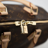 Louis Vuitton Handbag Brown Louis Vuitton Monogram Speedy Bandouliere 25 - Redeluxe