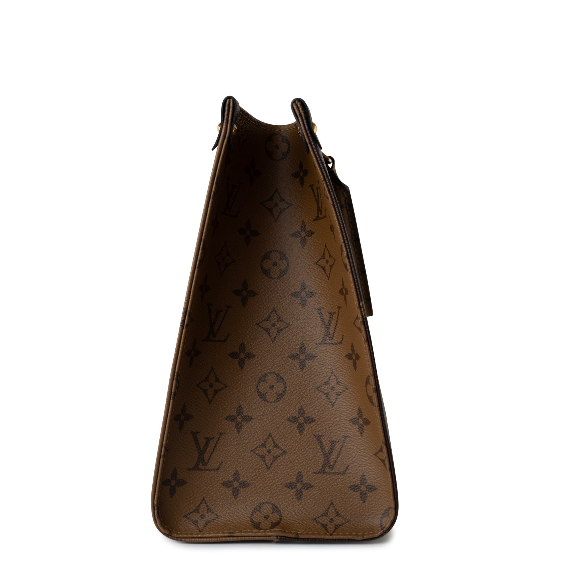 Louis Vuitton Handbag Brown Louis Vuitton Onthego Monogram Reverse MM - Redeluxe