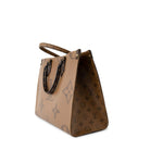 Louis Vuitton Handbag Brown Louis Vuitton Onthego Monogram Reverse MM - Redeluxe