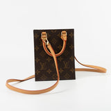Louis Vuitton Handbag Brown Louis Vuitton Petit Sac Plat - Redeluxe