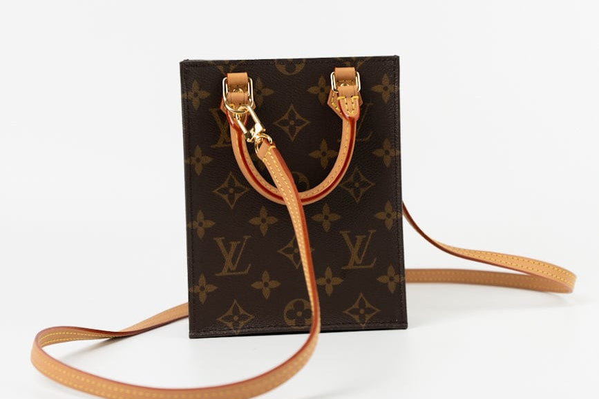Louis Vuitton Handbag Brown Louis Vuitton Petit Sac Plat - Redeluxe