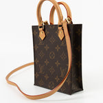 Louis Vuitton Handbag Brown Louis Vuitton Petit Sac Plat - Redeluxe