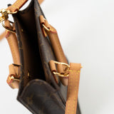 Louis Vuitton Handbag Brown Louis Vuitton Petit Sac Plat - Redeluxe