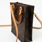 Louis Vuitton Handbag Brown Louis Vuitton Petit Sac Plat - Redeluxe