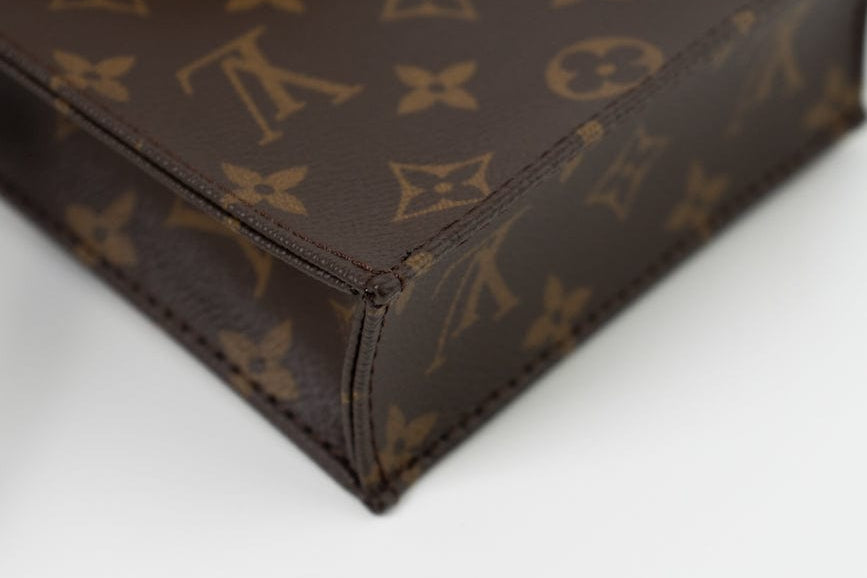Louis Vuitton Handbag Brown Louis Vuitton Petit Sac Plat - Redeluxe