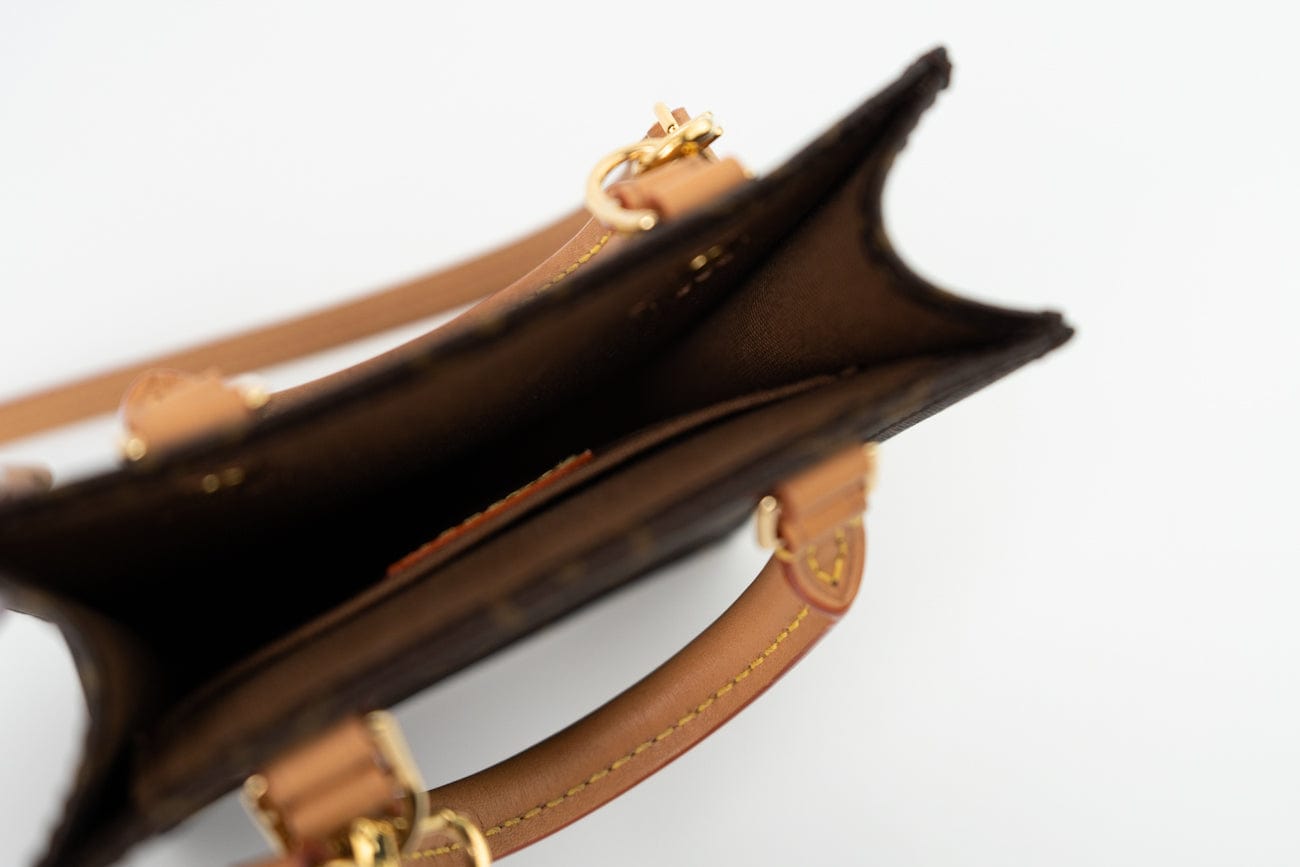 Louis Vuitton Handbag Brown Louis Vuitton Petit Sac Plat - Redeluxe