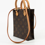 Louis Vuitton Handbag Brown Louis Vuitton Petit Sac Plat - Redeluxe