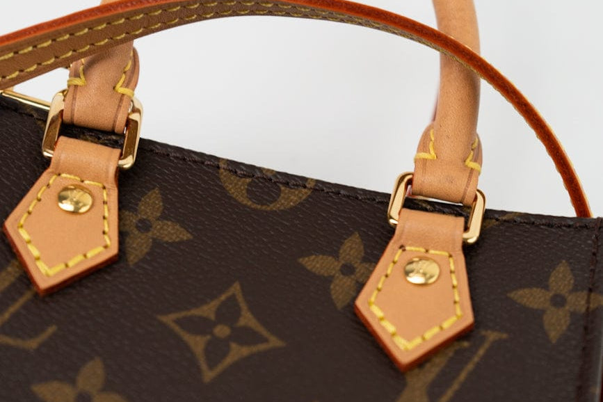 Louis Vuitton Handbag Brown Louis Vuitton Petit Sac Plat - Redeluxe