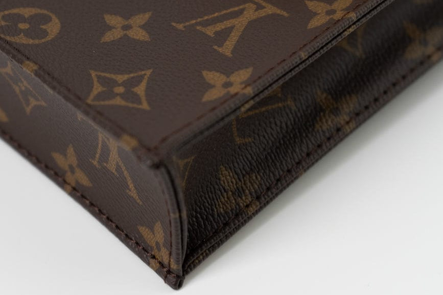 Louis Vuitton Handbag Brown Louis Vuitton Petit Sac Plat - Redeluxe