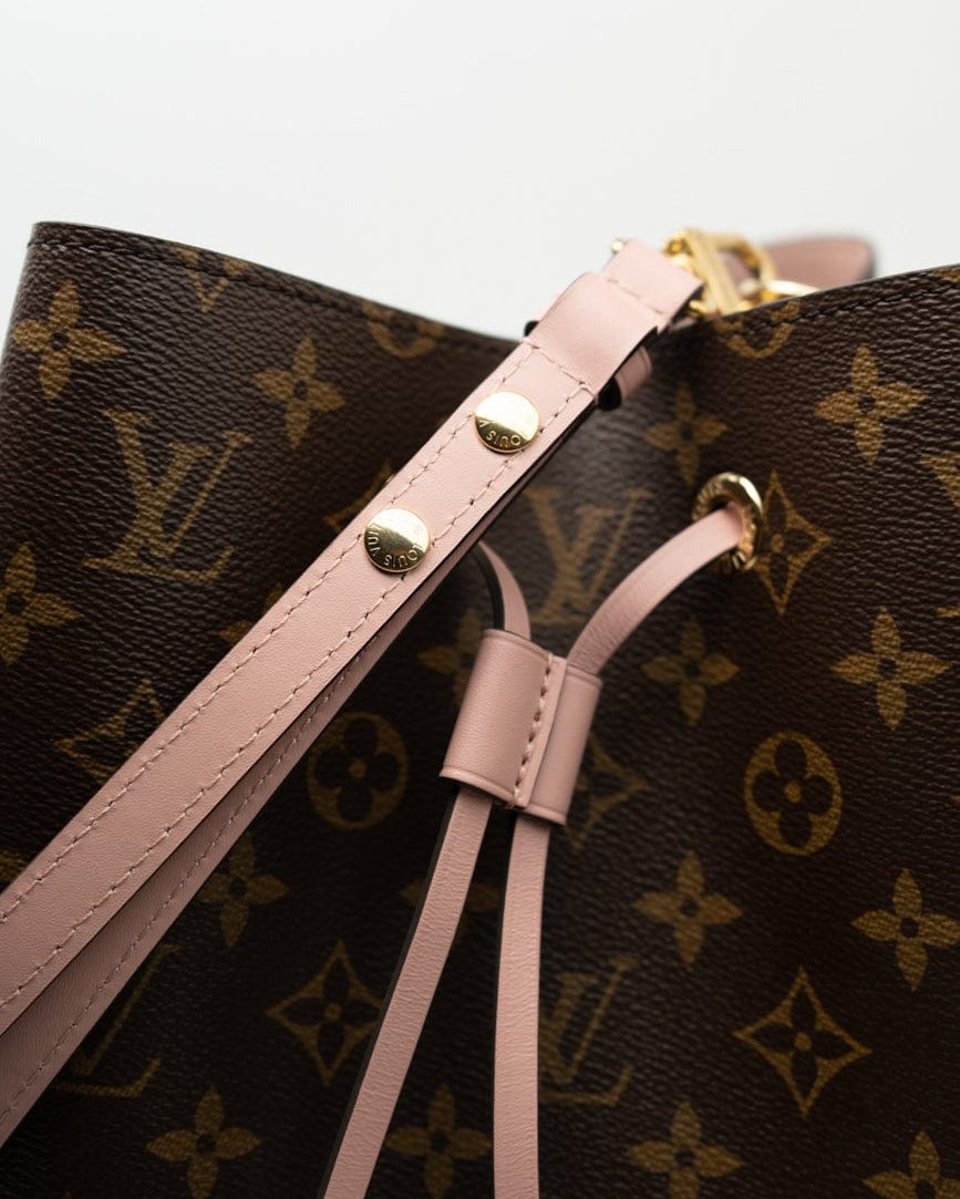 Louis Vuitton Handbag Louis Vuitton Monogram Rose Poudre Neo Noe MM - Redeluxe