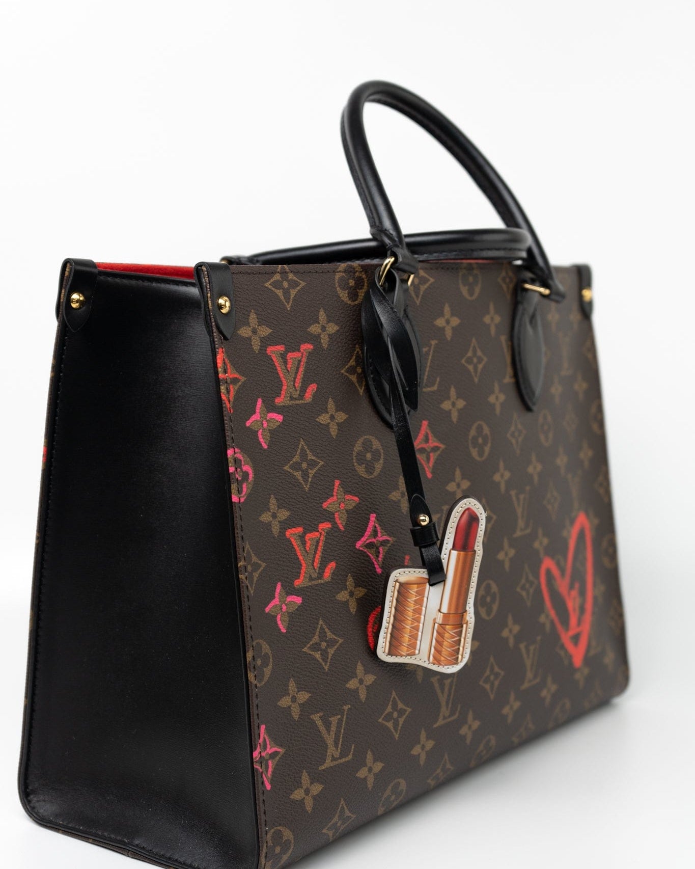 Louis Vuitton Handbag Red LOUIS VUITTON- Onthego MM Valentine’s Day Collection - Redeluxe