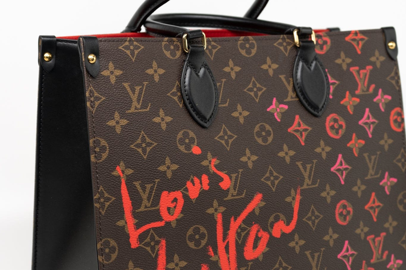 Louis Vuitton Handbag Red LOUIS VUITTON- Onthego MM Valentine’s Day Collection - Redeluxe