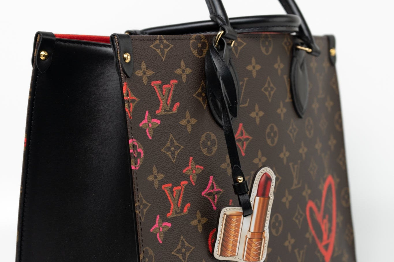 Louis Vuitton Handbag Red LOUIS VUITTON- Onthego MM Valentine’s Day Collection - Redeluxe