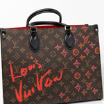 Louis Vuitton Handbag Red LOUIS VUITTON- Onthego MM Valentine’s Day Collection - Redeluxe