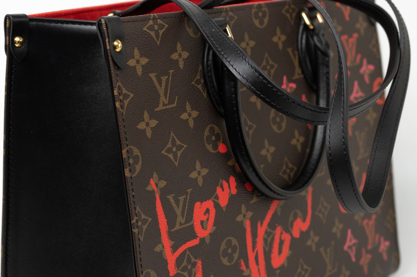 Louis Vuitton Handbag Red LOUIS VUITTON- Onthego MM Valentine’s Day Collection - Redeluxe