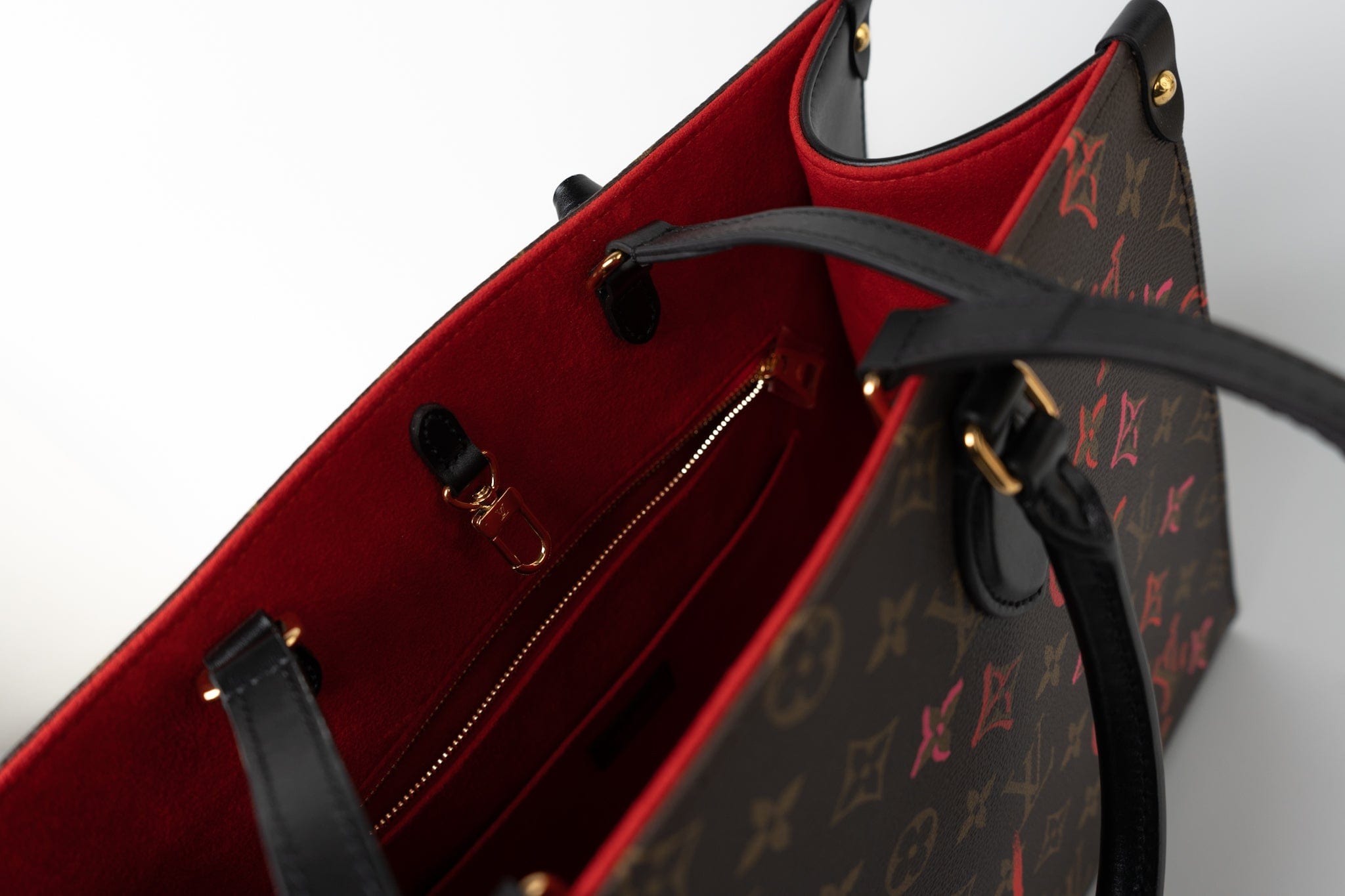 Louis Vuitton Handbag Red LOUIS VUITTON- Onthego MM Valentine’s Day Collection - Redeluxe