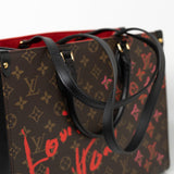 Louis Vuitton Handbag Red LOUIS VUITTON- Onthego MM Valentine’s Day Collection - Redeluxe