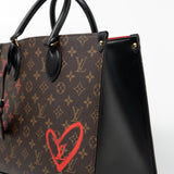 Louis Vuitton Handbag Red LOUIS VUITTON- Onthego MM Valentine’s Day Collection - Redeluxe