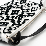 Louis Vuitton Handbag White Tufted Monogram X UF Pochette Accessories Black White - Redeluxe