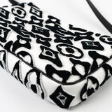 Louis Vuitton Handbag White Tufted Monogram X UF Pochette Accessories Black White - Redeluxe