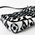 Louis Vuitton Handbag White Tufted Monogram X UF Pochette Accessories Black White - Redeluxe