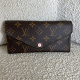 Louis Vuitton Pouch Purse Brown Louis Vuitton Rose Ballerine Monogram Canvas Josephine Wallet - Redeluxe