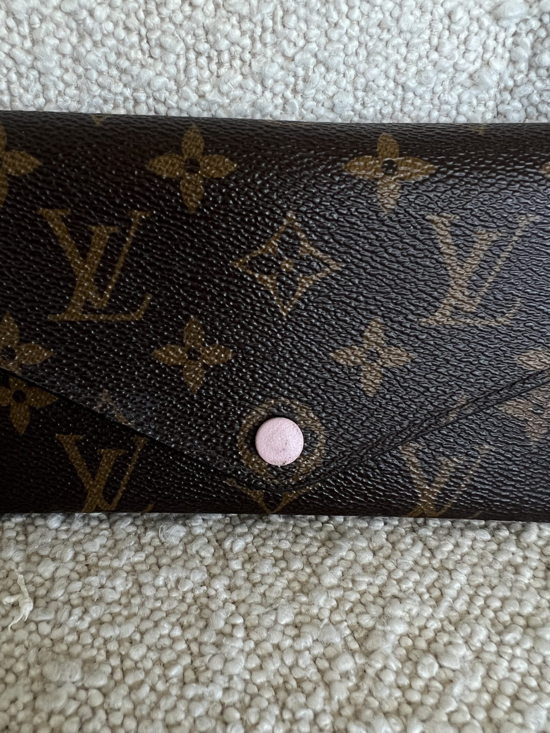 Louis Vuitton Rose Ballerine Monogram Canvas Josephine Wallet