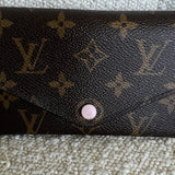 Louis Vuitton Pouch Purse Brown Louis Vuitton Rose Ballerine Monogram Canvas Josephine Wallet - Redeluxe