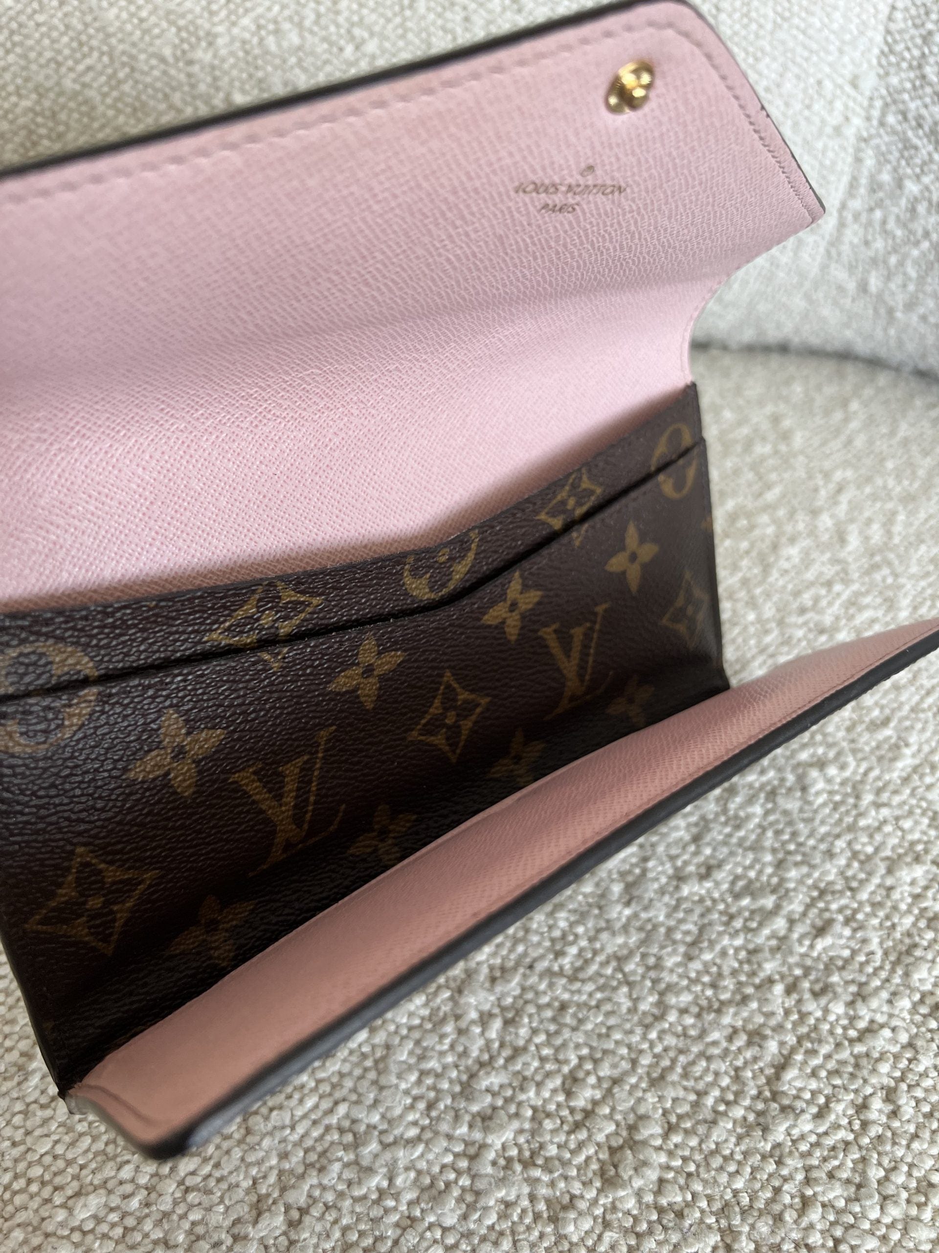 Louis Vuitton Rose Ballerine Monogram Canvas Josephine Wallet