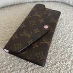 Louis Vuitton Pouch Purse Brown Louis Vuitton Rose Ballerine Monogram Canvas Josephine Wallet - Redeluxe