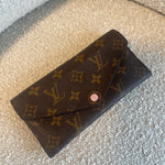 Louis Vuitton Pouch Purse Brown Louis Vuitton Rose Ballerine Monogram Canvas Josephine Wallet - Redeluxe