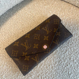 Louis Vuitton Pouch Purse Brown Louis Vuitton Rose Ballerine Monogram Canvas Josephine Wallet - Redeluxe
