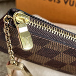 Louis Vuitton Pouch Purse Louis Vuitton  Damier Ebene Zipped Coin Purse - Redeluxe