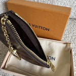 Louis Vuitton Pouch Purse Louis Vuitton  Damier Ebene Zipped Coin Purse - Redeluxe