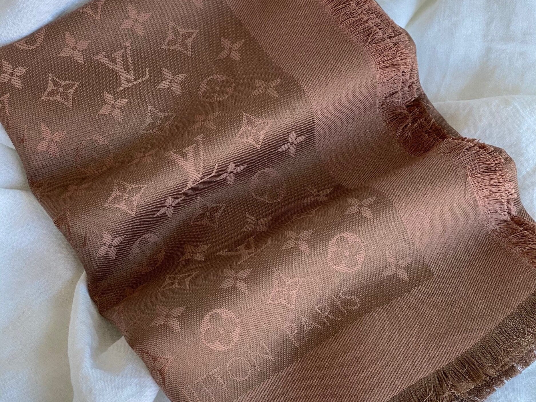 Louis Vuitton Shawl Brown Louis Vuitton Monogram Shawl Cappuccino (M75872) - Redeluxe