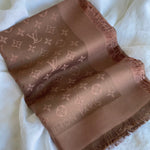 Louis Vuitton Shawl Brown Louis Vuitton Monogram Shawl Cappuccino (M75872) - Redeluxe