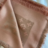 Louis Vuitton Shawl Brown Louis Vuitton Monogram Shawl Cappuccino (M75872) - Redeluxe