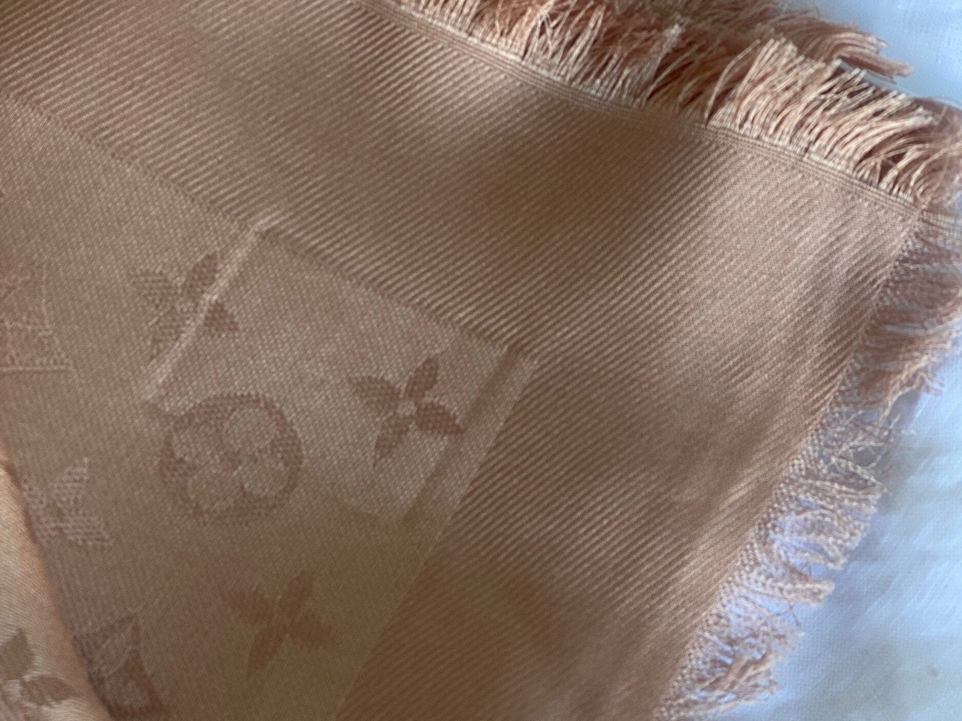 Louis Vuitton Shawl Brown Monogram Shawl Natural (M74441) - Redeluxe