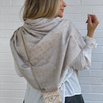 Louis Vuitton Shawl MONOGRAM SHAWL GREIGE (M71336) - Redeluxe