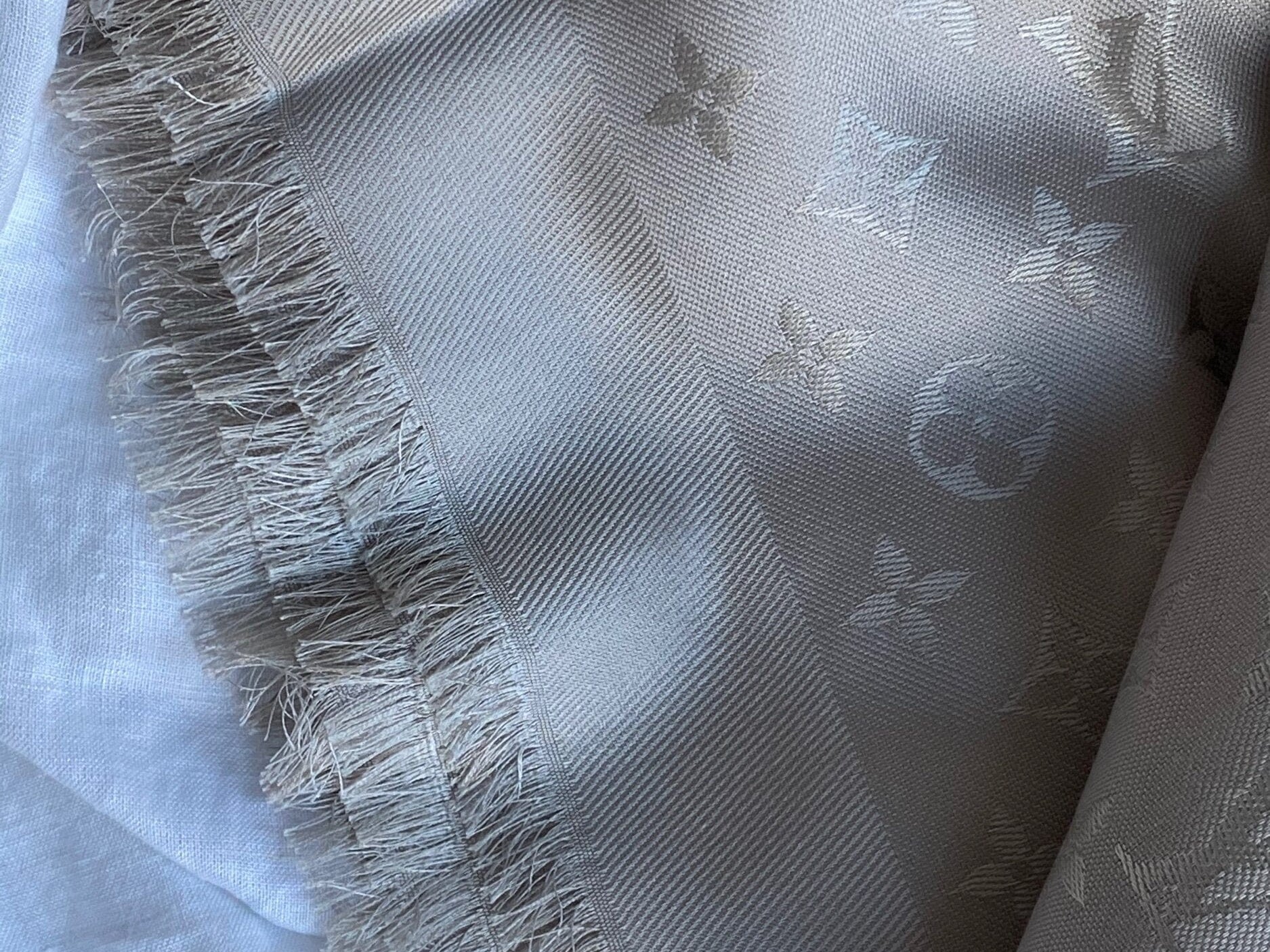 Louis Vuitton Shawl MONOGRAM SHAWL GREIGE (M71336) - Redeluxe
