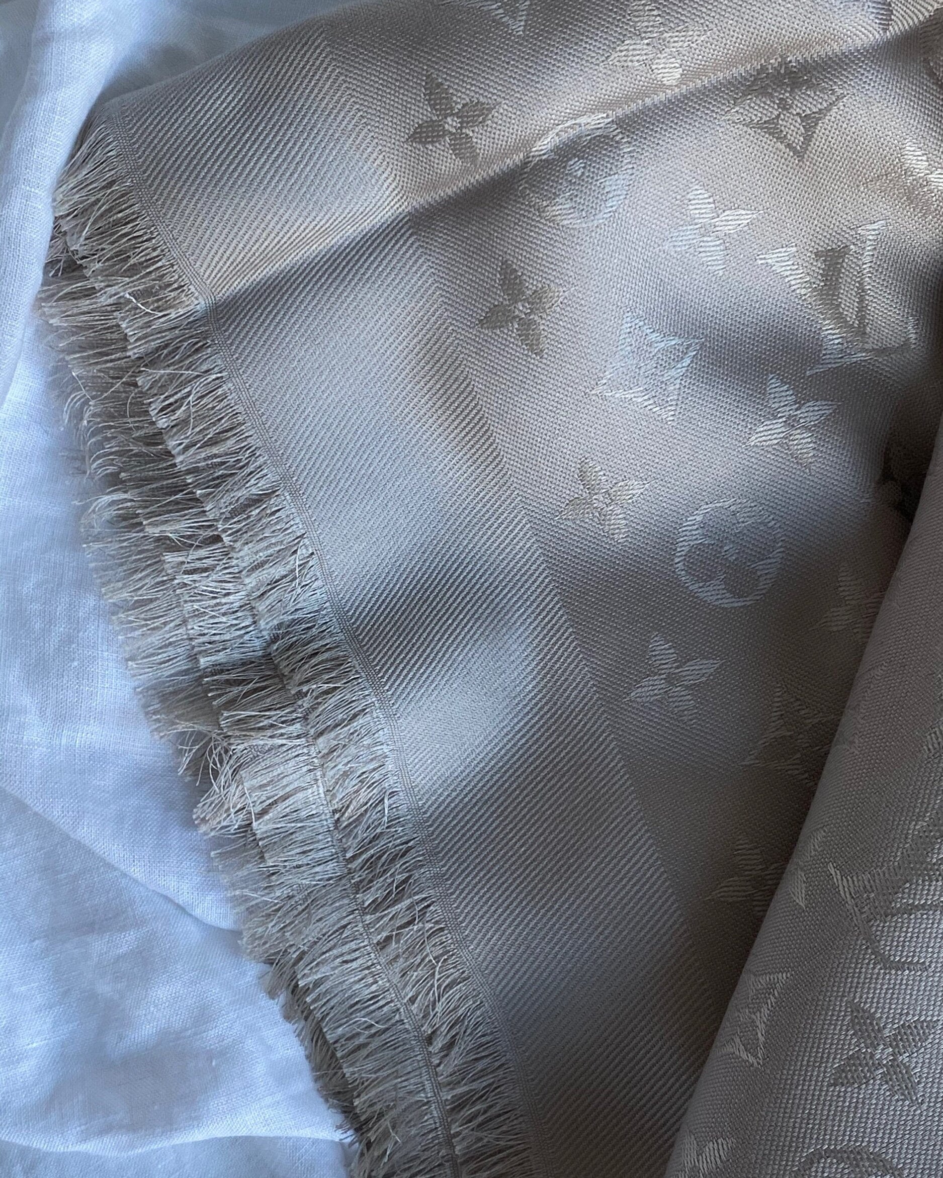 Louis Vuitton Shawl MONOGRAM SHAWL GREIGE (M71336) - Redeluxe