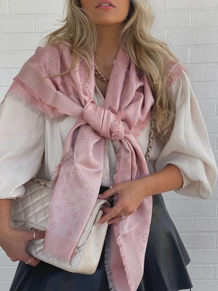 SALSATION　Shawl with opening　ライトレッド Shawl with Opening – Salsation Wear