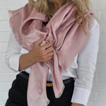 Louis Vuitton Shawl MONOGRAM SHINE SHAWL VELVET ROSE (M70805) - Redeluxe