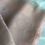 Louis Vuitton Shawl MONOGRAM SHINE SHAWL VELVET ROSE (M70805) - Redeluxe
