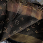 Louis Vuitton Shawl SO SHINE MONOGRAM SHAWL BLACK (M71548) - Redeluxe