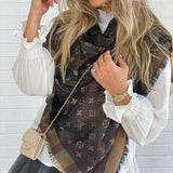 Louis Vuitton Shawl SO SHINE MONOGRAM SHAWL BLACK (M71548) - Redeluxe