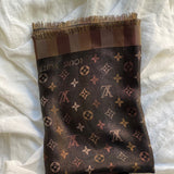 Louis Vuitton Shawl SO SHINE MONOGRAM SHAWL BLACK (M71548) - Redeluxe