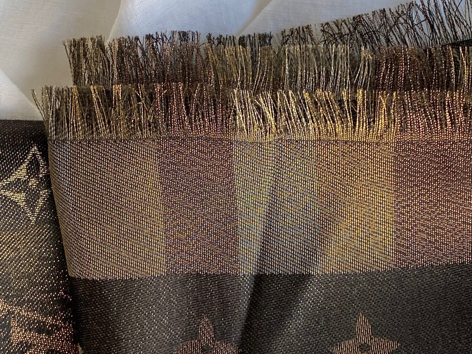Louis Vuitton Shawl SO SHINE MONOGRAM SHAWL BLACK (M71548) - Redeluxe
